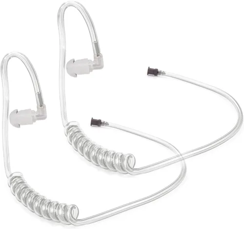 Remtise Tubo de bobina acústica de repuesto para auriculares y auriculares de radio bidireccional, tubo acústico resistente a los rayos UV de grado