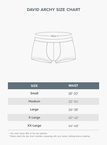 Miniatura 6 de DAVID ARCHY Ropa interior de bambú para hombre, súper suave, cómoda, ligera, paquete de calzoncillos