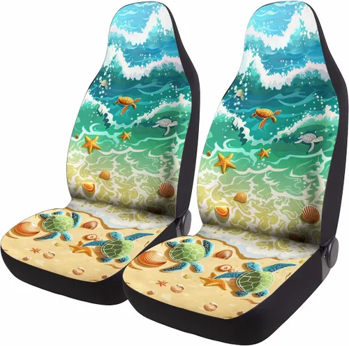 Miniatura 83 de GENANY Horror Nightmare Skellington - 2 fundas de asiento delantero para automóvil, camión, SUV, regalos de Navidad, funda de asiento de cubo