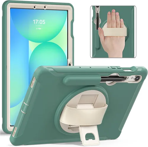 Miniatura 16 de Junfire Funda protectora para Galaxy Tab S10 Lite/S10 FE/S9 FE 5G/S9 con soporte para lápiz capacitivo, Samsung Tab 10.9"/ 11" a prueba de golpes