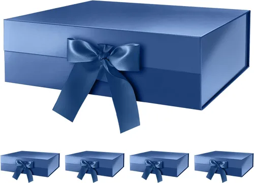 Miniatura 38 de HAPPY POTATO Caja de regalo grande con tapa y cinta, caja de propuesta de padrino, caja de regalo magnética para regalos