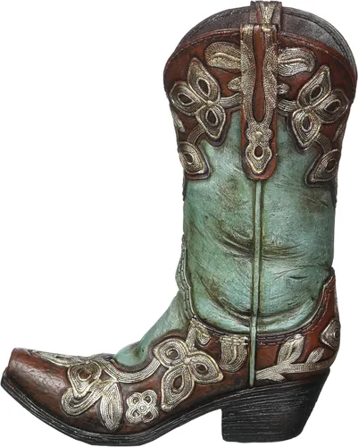 Miniatura 2 de Jarrón de botas vaquera turquesa