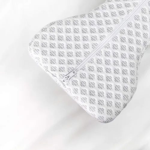Miniatura 6 de SensorPEDIC Almohada de apoyo de rodilla de espuma viscoelástica, talla única, color blanco