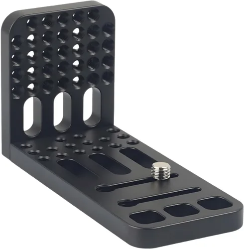 Miniatura 8 de Soporte para cámara L, soporte vertical universal para cámara, trípode de conmutación horizontal, placa de liberación rápida compatible con Canon