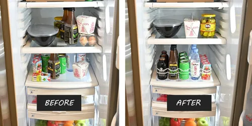 Miniatura 3 de Display Technologies, Fridge-Plus Organizador de bebidas para almacenamiento en el refrigerador, dispensador de latas de soda y organizador de latas