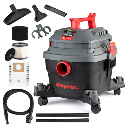 Miniatura 9 de Shop-Vac 2.5 galones 2.0 HP máximo húmedo seco aspiradora con soplador, Shopvac portátil de montaje en pared con cable de 10 pies, manguera de 1.25