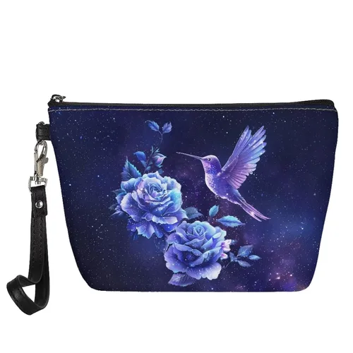 Miniatura 25 de AFPANQZ Bolsas de maquillaje de viaje personalizadas para mujeres y niñas, bolsa de almacenamiento de artículos de tocador, bolso al aire libre