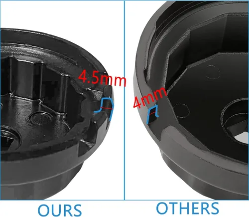 Miniatura 4 de Llave de filtro de aceite para Toyota Lexus, herramienta de extracción de tapa de filtro de aceite de servicio pesado compatible con Scion RAV4