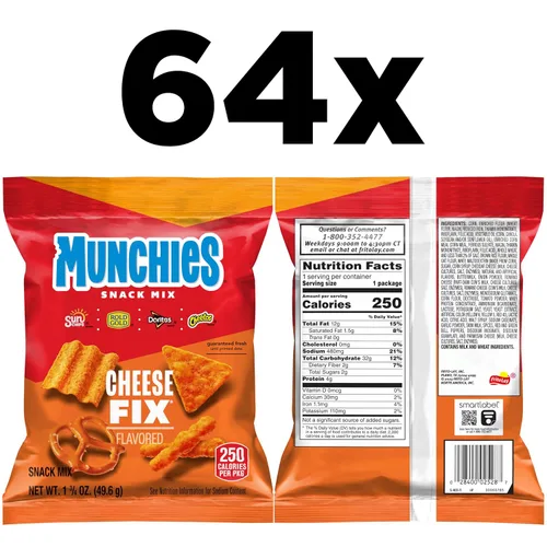 Miniatura 2 de Munchies Snack Mix, Cheese Fix, 1.75 onzas (paquete de 64)