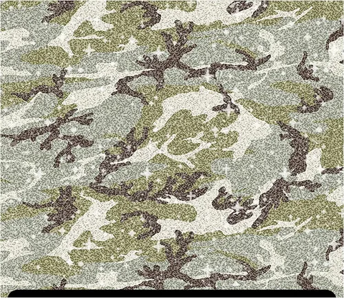 Miniatura 2 de Camuflaje Estampado Glitter HTV (13.33" x 12") - Camuflaje Azul