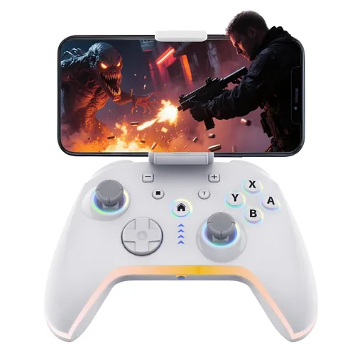 Miniatura 8 de Bcofo Wireless Mobile Game Controller for iOS/iPhone/Android/Cell Phone/Switch/Laptop, Gaming Gamepad with Phone Clip for Gamers, Hall Effect