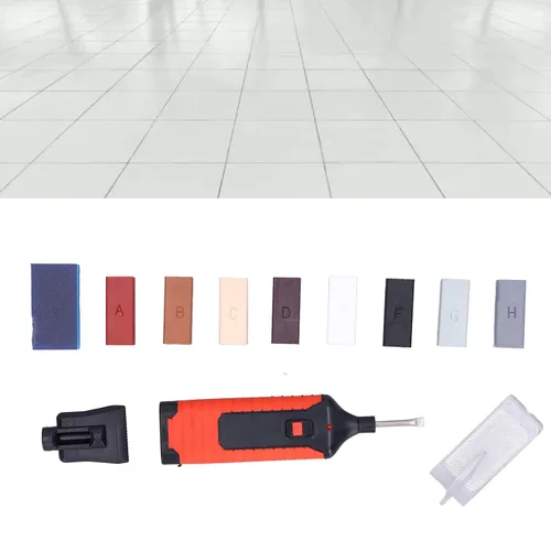 Miniatura 6 de Kit de reparación de azulejos, bolígrafo térmico y bloque de cera, herramienta de reparación de grietas y grietas de porcelana de piedra