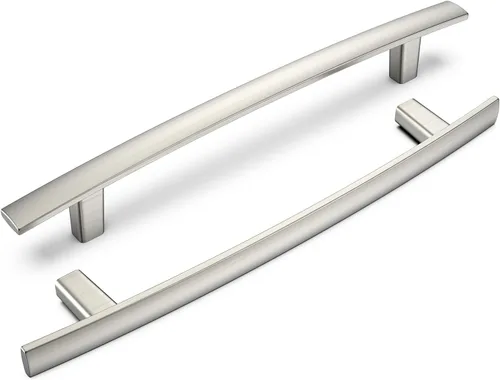 Miniatura 59 de homdiy Paquete de 10 manijas de gabinete de latón antiguo con agujero central de 3 pulgadas, aleación de zinc resistente, tiradores de cajón de arco