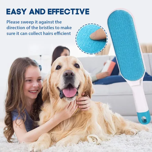 Miniatura 4 de Removedor de pelo de mascotas para la ropa: cepillo reutilizable para eliminar pelusas de piel de perro y gato, para ropa, muebles, sofá, alfombra