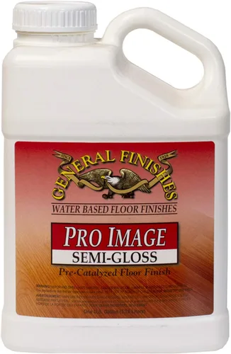 General Finishes Pro Image - Capa superior para suelo a base de agua, 1 galón, semibrillante