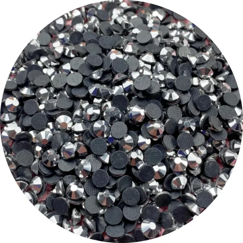 Miniatura 7 de Hotfix - 600 diamantes de imitación de cristal redondos SS30 de 0.236 in con parte trasera plana para manualidades, ropa, zapatos, camisas, tazas