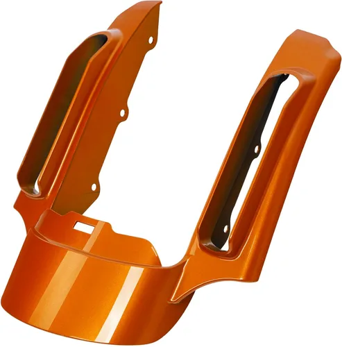 HR3 Extensión de Fascia de Guardabarros Trasero Color Coordinado Whisky Ámbar Compatible con Harley Touring Road King 2014 y posteriores, Road