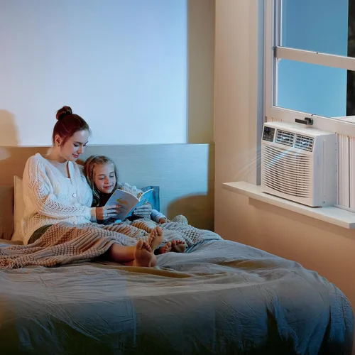 Miniatura 7 de ROVSUN - Aire acondicionado para ventana de 12000 BTU con función de calor, unidad de aire acondicionado y calentador combo con control inteligente