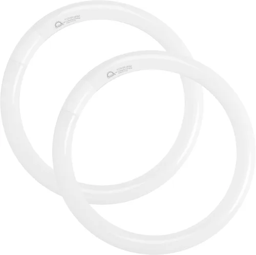 FC12T9/CW - Bombillas circulares blancas frías de 32 W, 12 pulgadas redondas T9 32 vatios FC12T9/841 4100K Bombilla fluorescente circular, bombilla