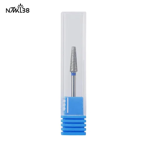 Miniatura 5 de Broca profesional de carburo para cutícula de uñas con forma de cono de 3/32 pulgadas para herramientas de manicura y pedicura (mediano)