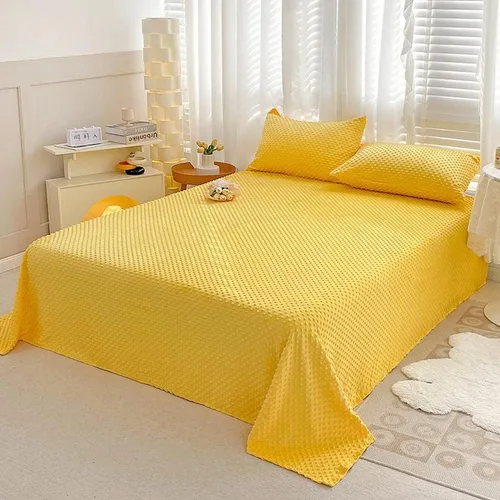 Miniatura 11 de Sábana de cama de punto Minky sólido, sábana de forro polar de terciopelo cálido, sábana encimera, manta de cama ligera, individual, gris oscuro