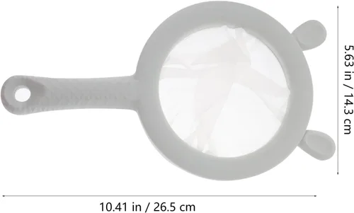Miniatura 7 de Colador de malla ultra fina de cocina, 3 piezas, colador de malla fina con asa, herramienta de cocina para leche de soja, café, yogur, jugo, hoja