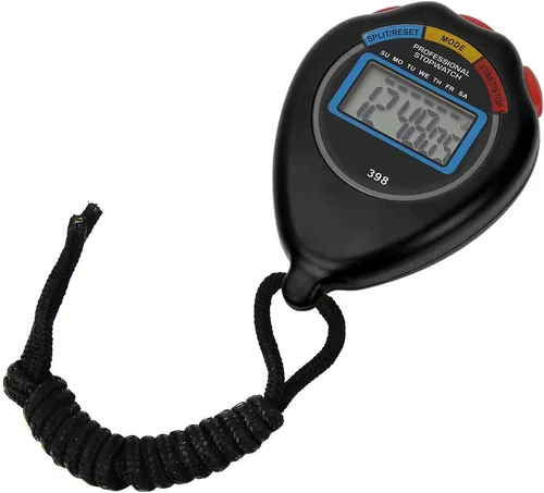 Miniatura 3 de Yctze Cronómetro electrónico deportivo profesional, perfecto para carreras, correr y nadar, temporizador para niños y adultos (negro)