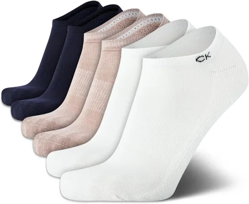 Miniatura 111 de Calvin Klein Calcetines para hombre, mezcla de algodón, acolchados, sin talla, forro de calcetines atléticos (6 unidades)