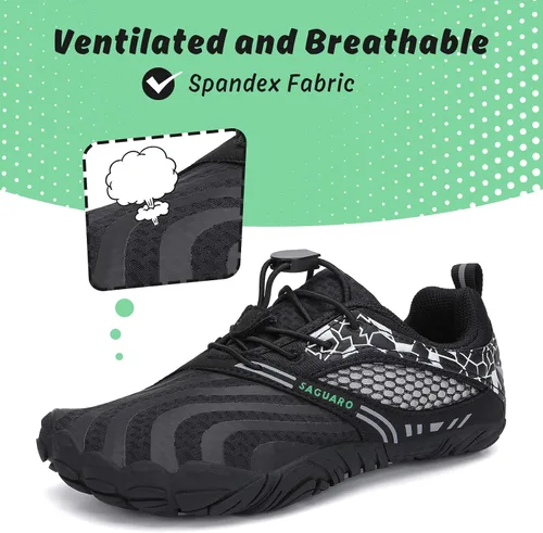 Miniatura 2 de SAGUARO Zapatos de agua para niños y niñas, de secado rápido, zapatos deportivos ligeros (niños pequeñosniños grandes), Negro