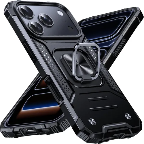 Miniatura 50 de Anqrp Funda resistente para iPhone 6/7/8/SE/SE2 con soporte de anillo mejorado y agarre, grado militar, a prueba de golpes, resistente y robusta