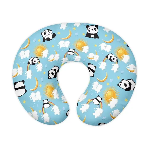 Miniatura 13 de Funda de almohada de lactancia con notas musicales de girasol para recién nacidos, niños y niñas, fundas de almohada de lactancia ultra suaves