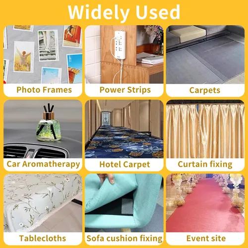 Miniatura 3 de KAIYUER Paquete de 3 cintas de doble cara resistentes, cinta transparente de alta adherencia para hacer manualidades, pegar fotos, alfombra fija