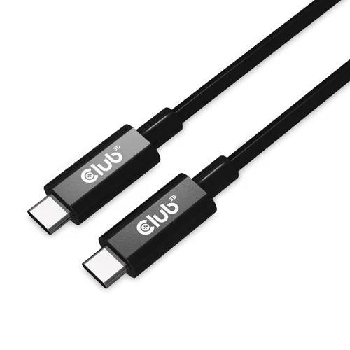 Club 3D Cable bidireccional USB Gen3X2 tipo C 8K60Hz, W128564682 (cable bidireccional 8K60Hz, datos 40Gbps, Pd 240W (48V/5A) Epr M/M 2M / 6.56 pies