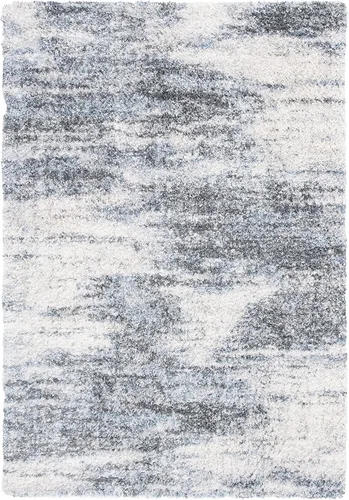SAFAVIEH Berber Shag Collection BER273A - Alfombra moderna abstracta que no desprende pelusa, de 1.2 pulgadas de grosor, para entrada, sala de