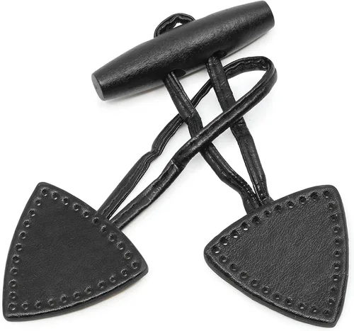 Miniatura 3 de Dritz 454-1 Palanca para coser, botón de madera oscura, negro