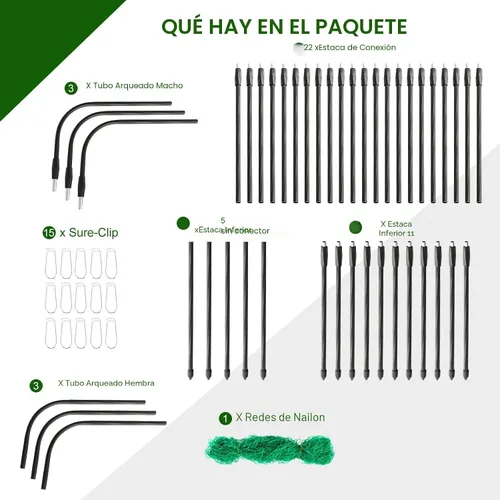Miniatura 7 de Enrejado de jardín para plantas trepadoras al aire libre, enrejado de pepino de metal para plantas al aire libre, verduras, frutas, flores, vides