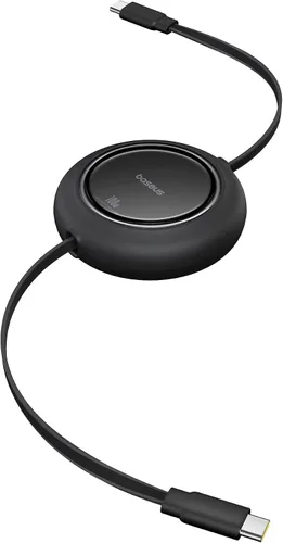 Miniatura 9 de Baseus Cable USB C a USB C, cable de carga rápida retráctil USB C 5A de 100 W, cable de carga rápida USB tipo C de 4 etapas de longitud