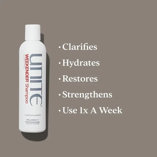 Miniatura 3 de UNITE Hair - Champú WEEKENDER - Fórmula clarificante para la eliminación de acumulación de productos y suavidad - Sin sulfato, sin parabenos, seguro