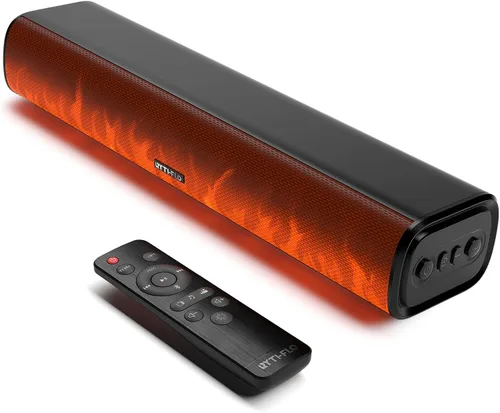 Miniatura 7 de Barra de sonido para Smart TV, barra de sonido de 16'/60W con graves impactantes, luz dinámica y control remoto, altavoces de TV montables en pared