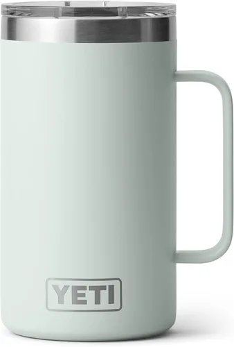 Miniatura 22 de YETI Rambler - Taza de acero inoxidable aislada al vacío con tapa MagSlider, 24 onzas Blanco