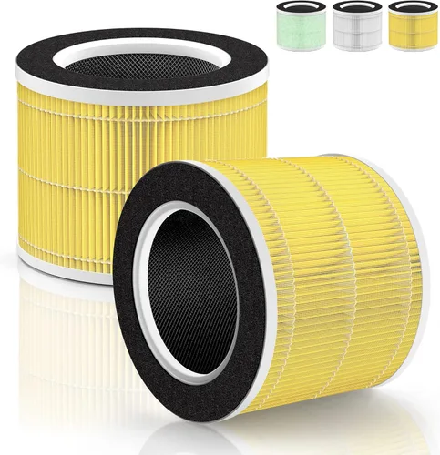 Miniatura 9 de [Blanco mejorado] RP-AP088 RP-AP088B Filtro de repuesto compatible con RENPHO RP-AP088-F1 RP-AP088-F2 H13 Filtro de repuesto verdadero