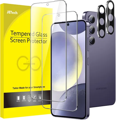 Miniatura 19 de JETech - Protector de pantalla para Samsung Galaxy S20 FE de 6.5 pulgadas con protector de lente de cámara, película de vidrio templado, compatible