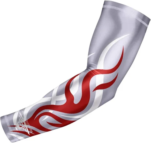 Miniatura 13 de Bucwild Sports Flame Fire Compression Arm Sleeve for Women & Men Durable, Snug Fit for Long-Lasting Shape Retention