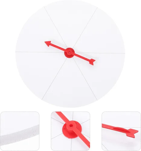 Miniatura 6 de Vaguelly Diy Party Prize Wheel Turntable giratorio para juegos, rafles y celebraciones, herramienta de juego de fortuna para reuniones y eventos