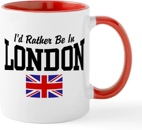 Miniatura 21 de CafePress Born American, British By Hea Taza de café de cerámica de 11 oz (11.0 fl oz)