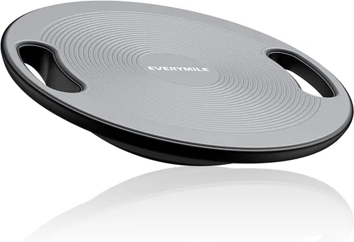 Miniatura 8 de Wobble Balance Board, Exercise Balance Stability Trainer Portable Balance Board with Handle for Workout Core Trainer Physical Therapy & Gym No-Skid