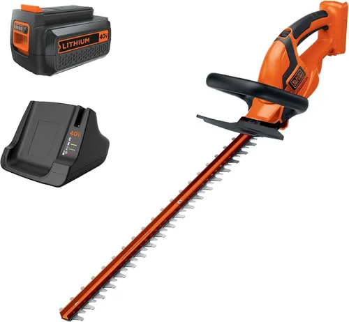 BLACK+DECKER Cortasetos inalámbrico BLACK + DECKER 40 V MAX, 24 pulgadas (LHT2436)