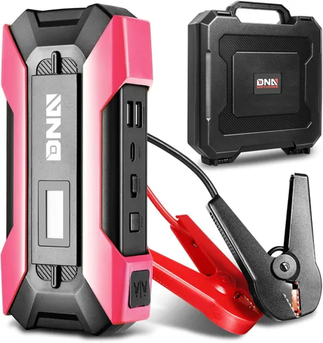 Miniatura 16 de DNA MOTORING 12V 1500A 15000 mAh Arrancador de batería portátil para auto, paquete de cargadores de batería, caja de puente, para hasta 7.0L de gas