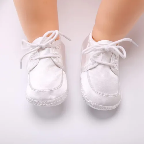 Miniatura 2 de Booulfi Conjunto de botines y calcetines para bebés recién nacidos para bautizo