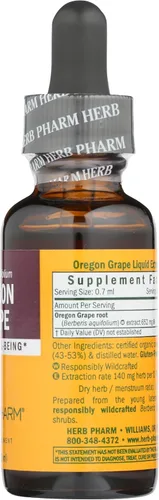 Miniatura 7 de Herb Pharm Extracto líquido de raíz de uva de Oregon - 1 onza
